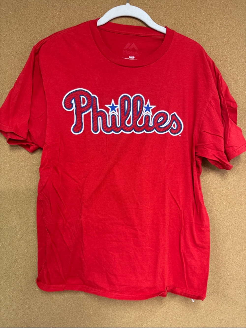 Phillies Red Harper Tee - Mens Medium